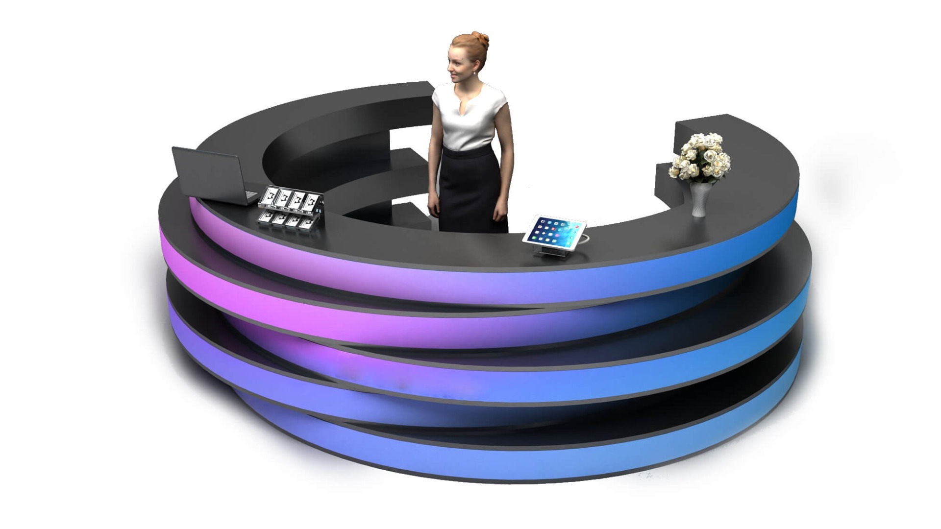 hotel reception desk 