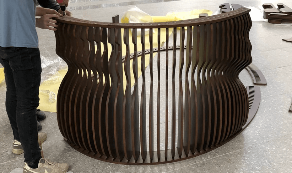 company reception desk