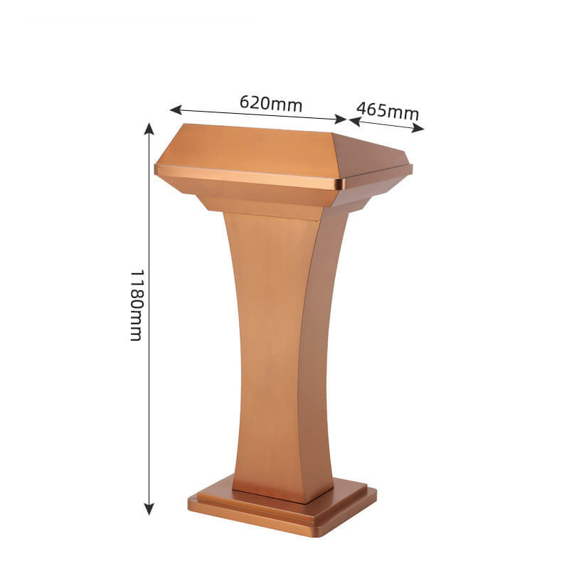 small reception desk