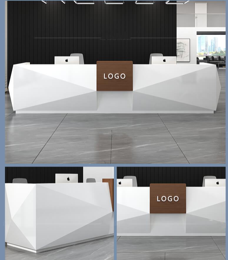 details of the reception desk