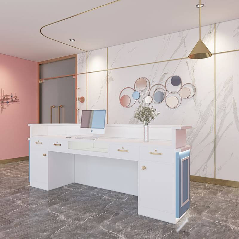 company reception desk