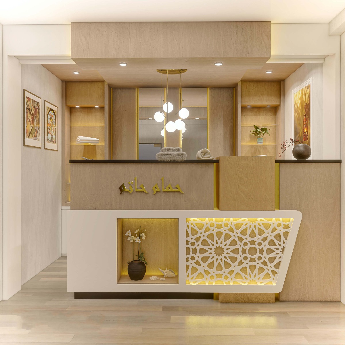 reception desk