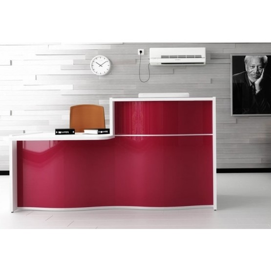 ant red reception desk