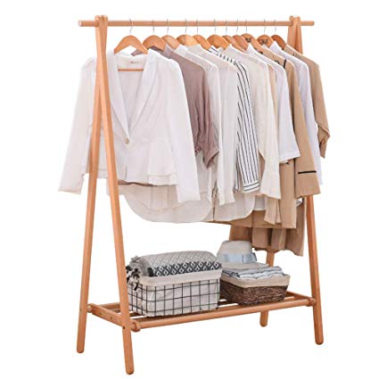 wood clothing racks