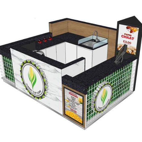 cup corn kiosk