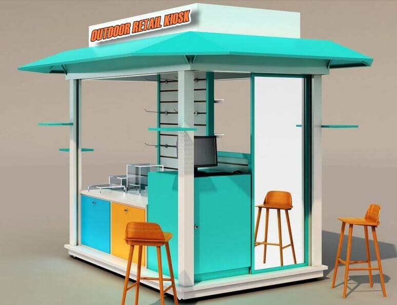 outdoor retail kiosk