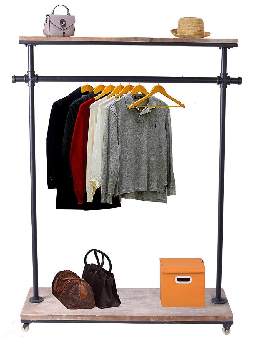 industrial clothing rack