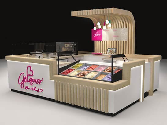 ice cream kiosk