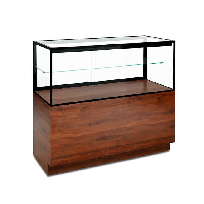 wooden display case showcase
