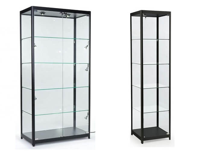 glass display case