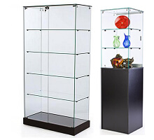 Frameless Display Cases