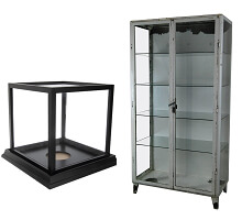 metal display showcases