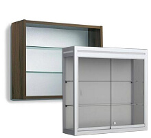 wall mounted display cases