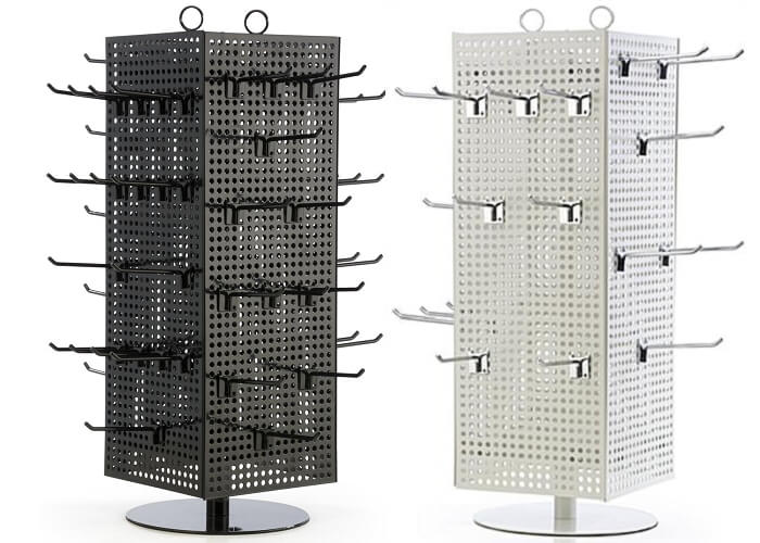 pegboard display racks