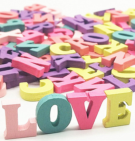 wood letters