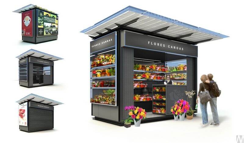 flower kiosk 
