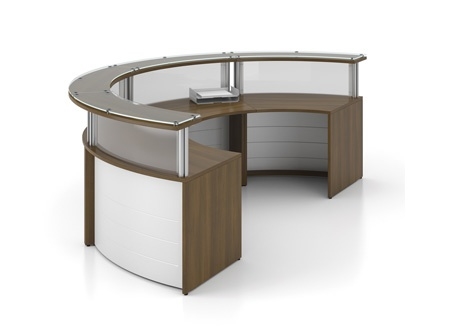 C shape desks