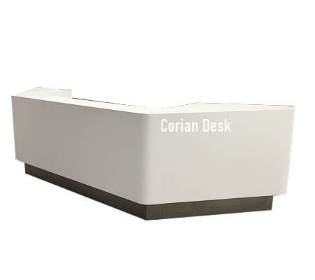 corian reception desk