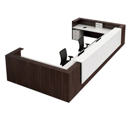 large reception desk