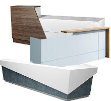 contemporary Modern style front counter