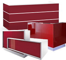 red front counters