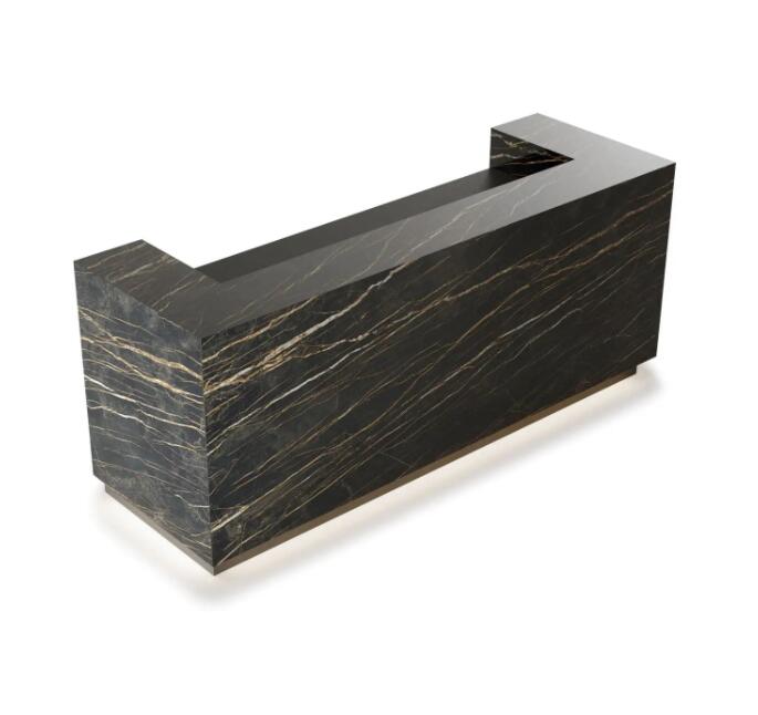 stone reception desk