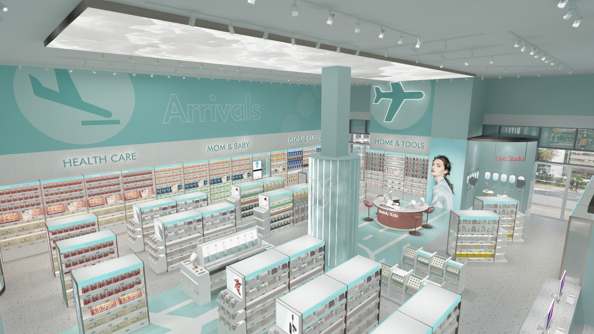 cosmetic shop