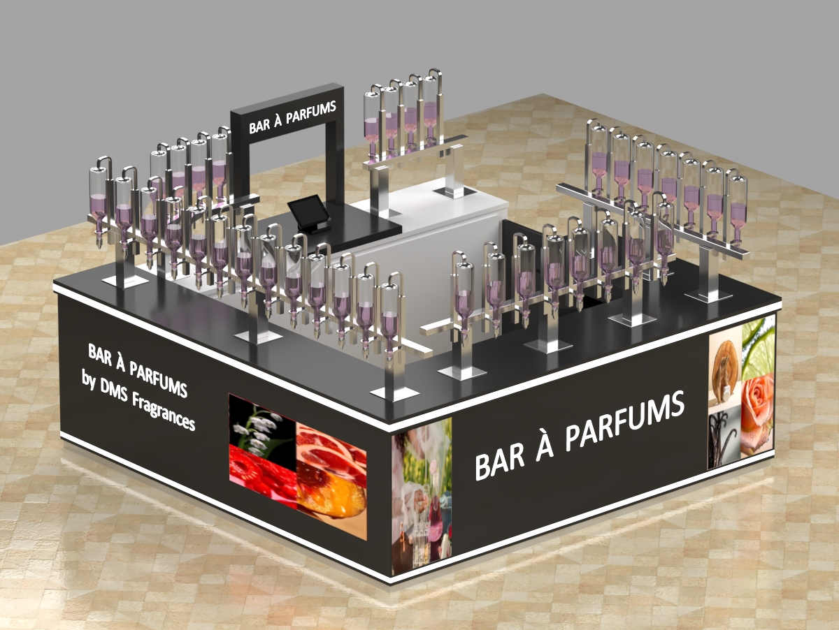 perfume kiosk