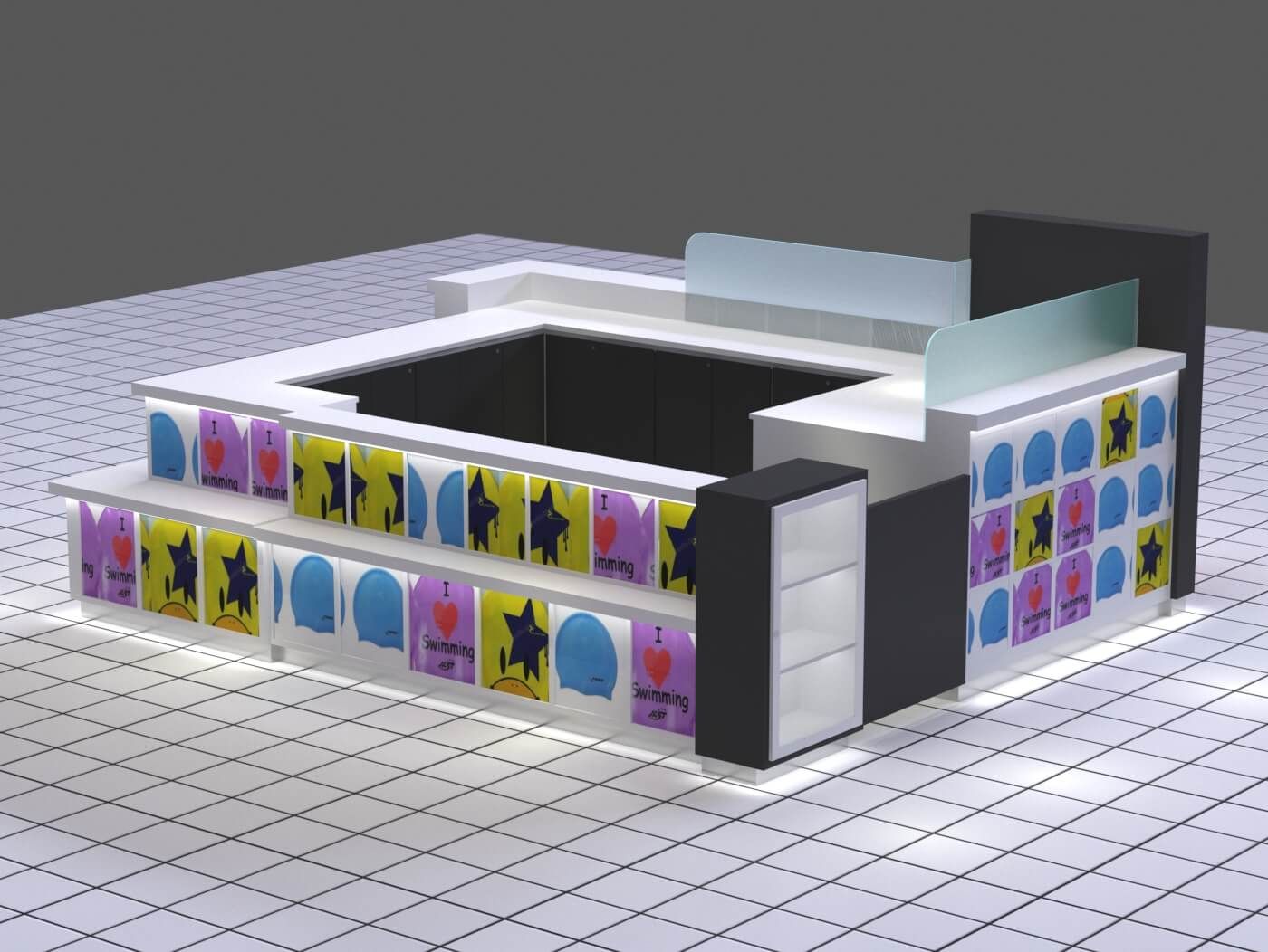 clothing kiosk