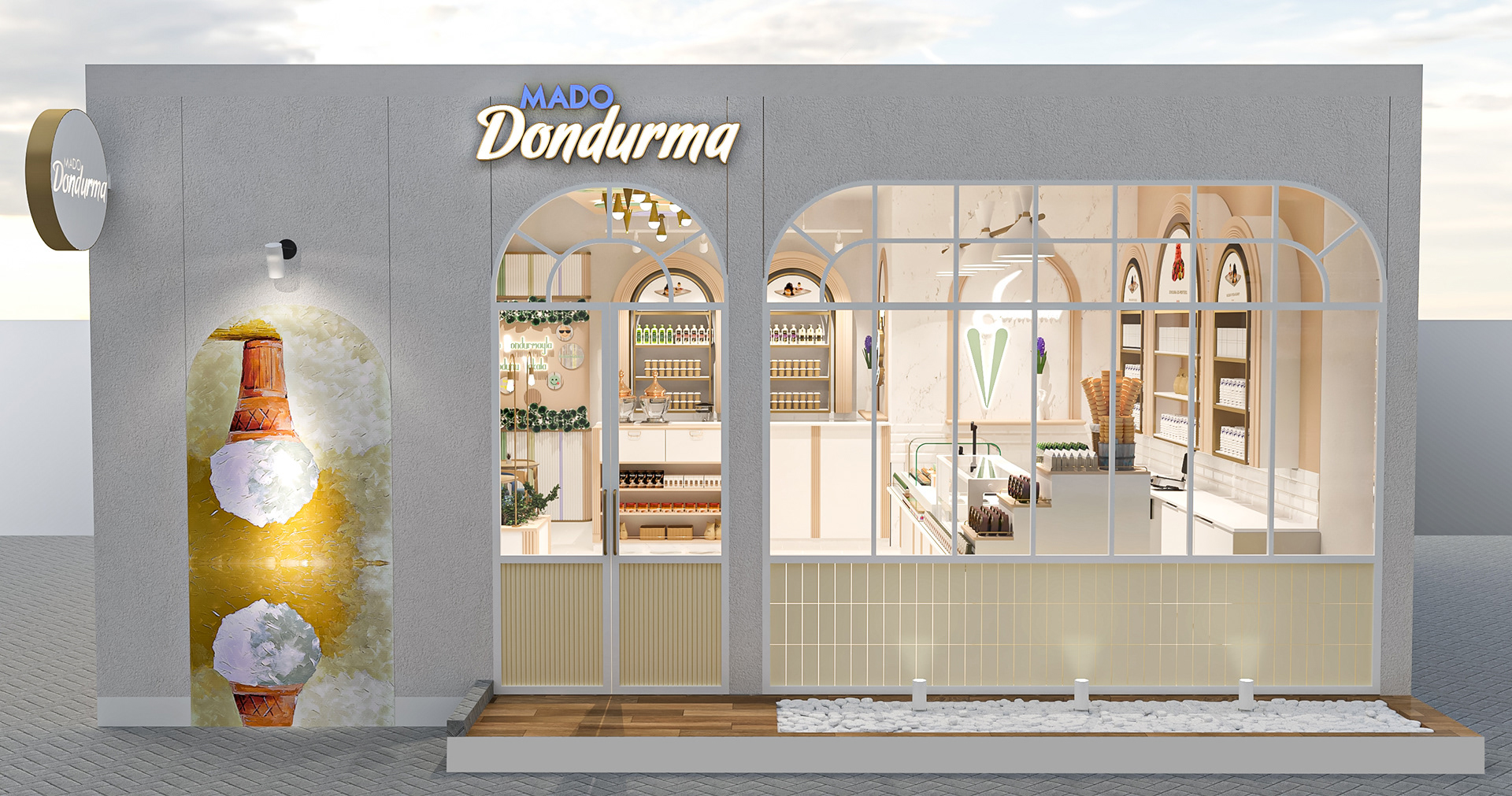 ice cream shop