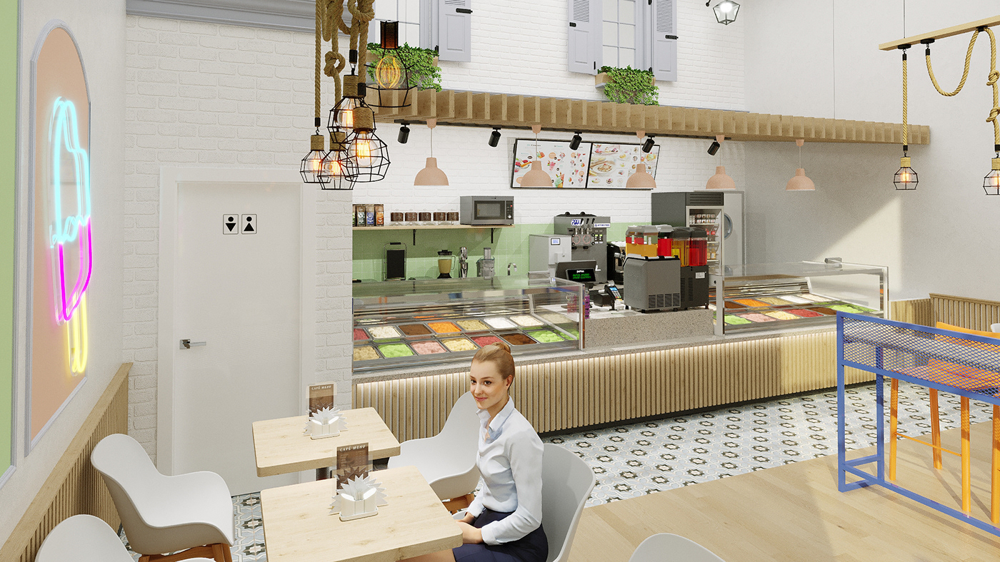 ice cream shop