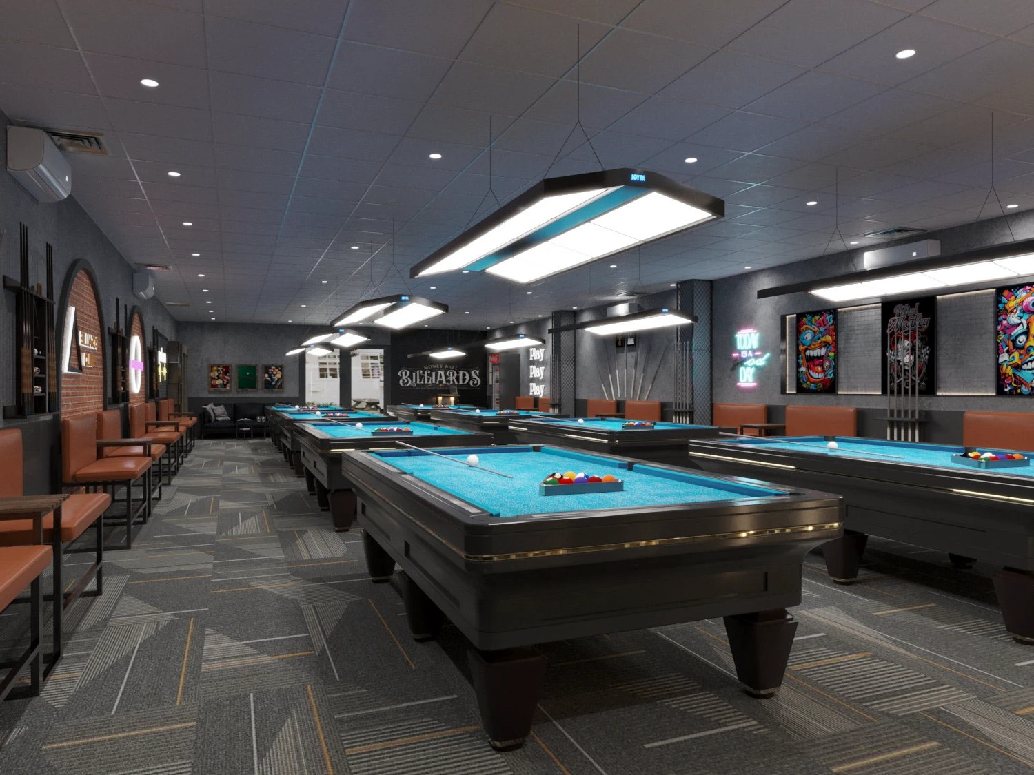 billiard hall