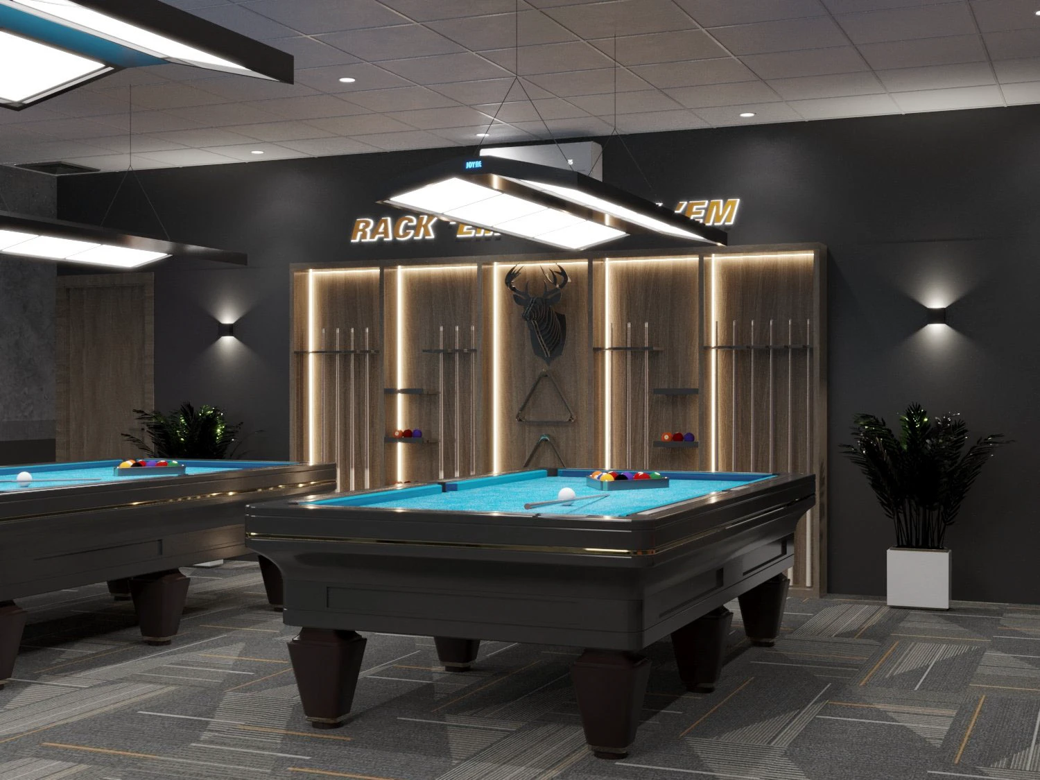billiard hall