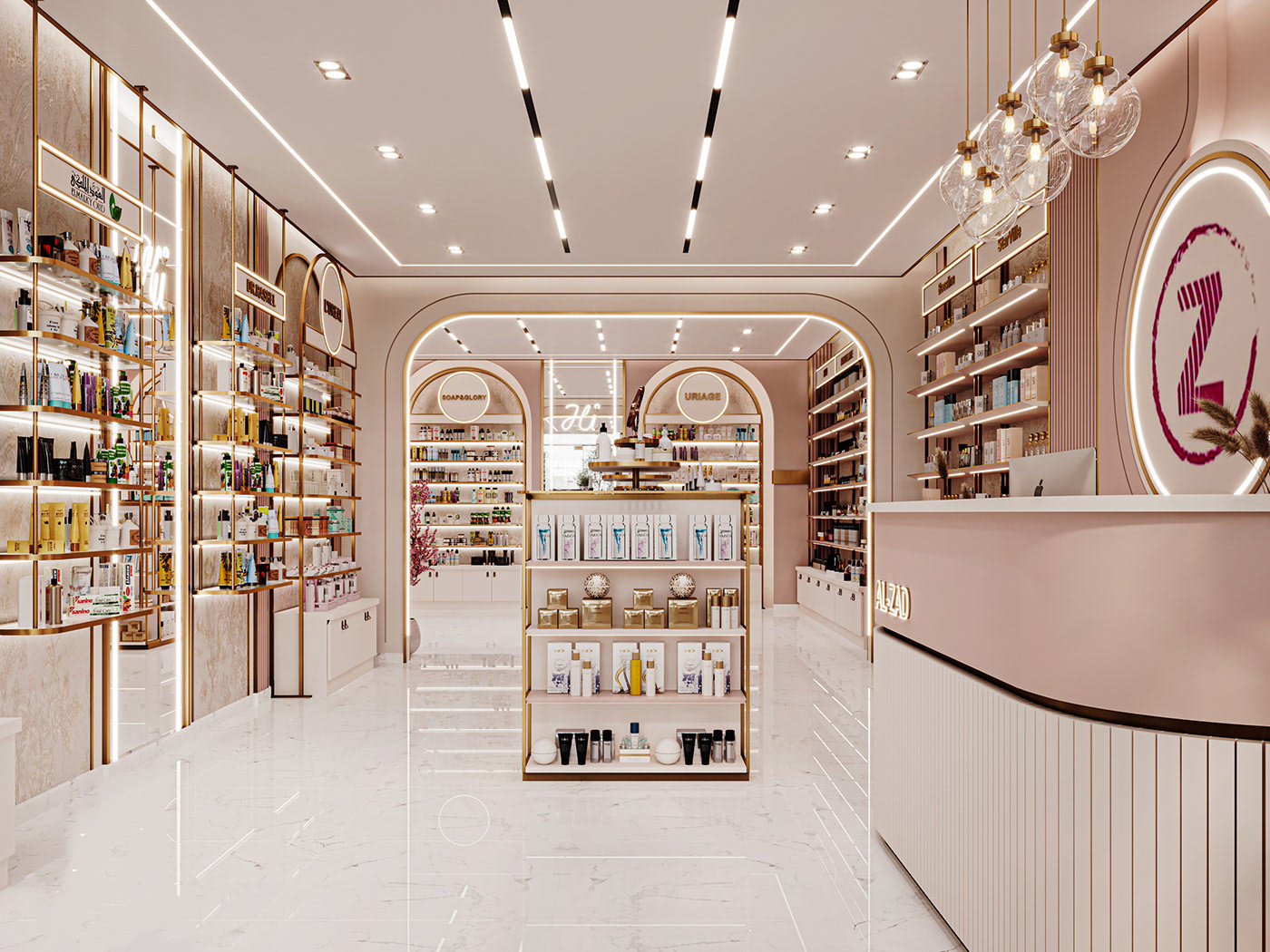 cosmetic display