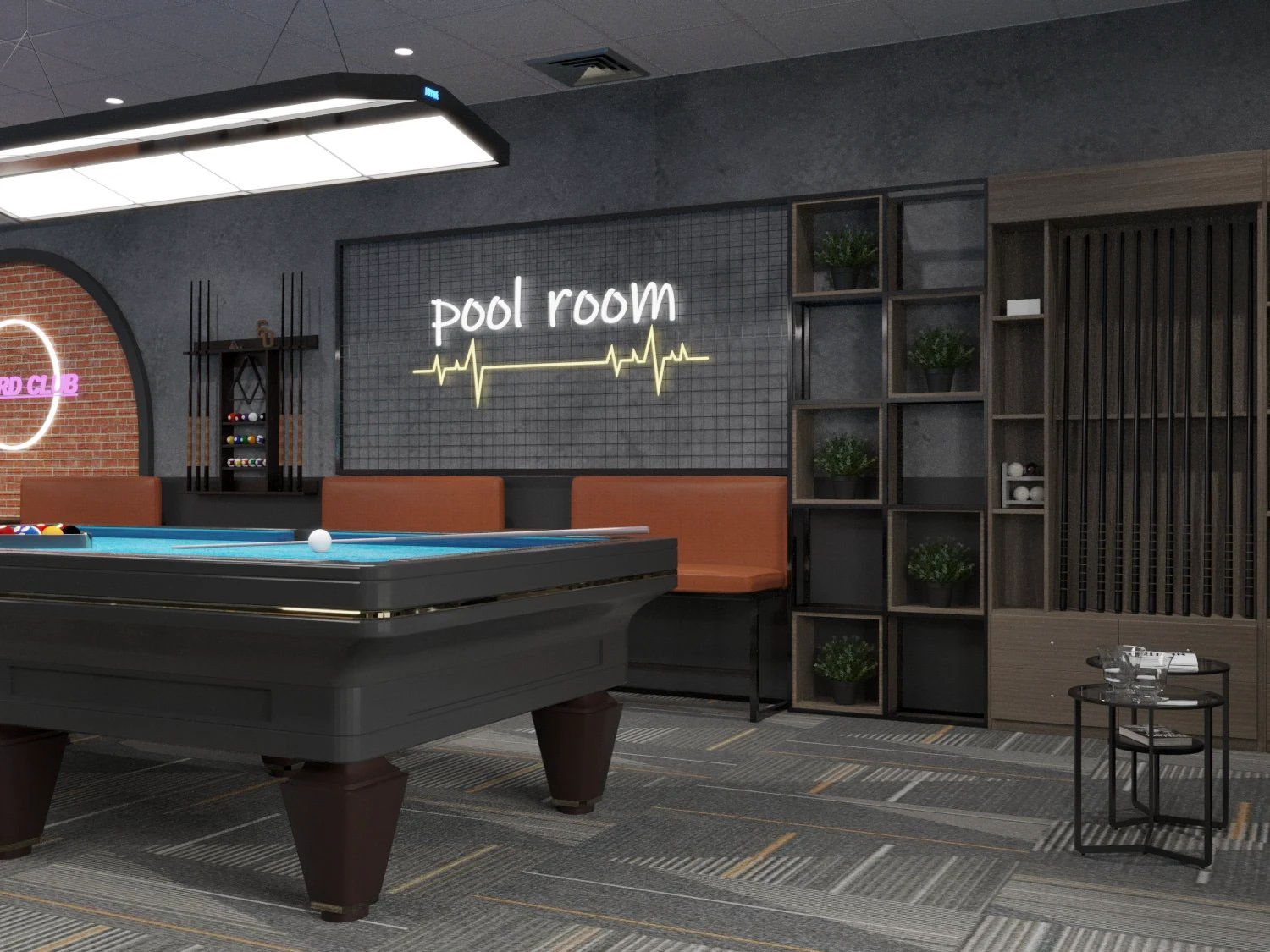 billiard hall