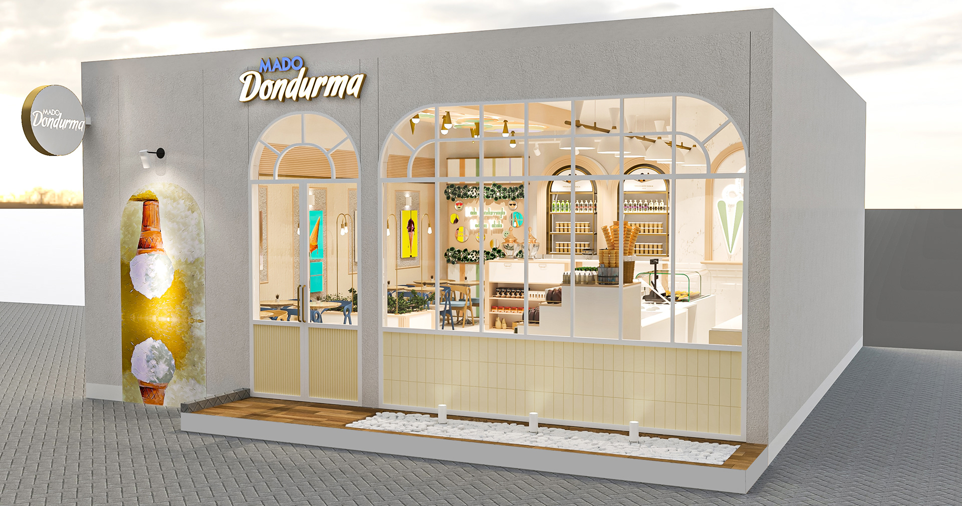 ice cream shop