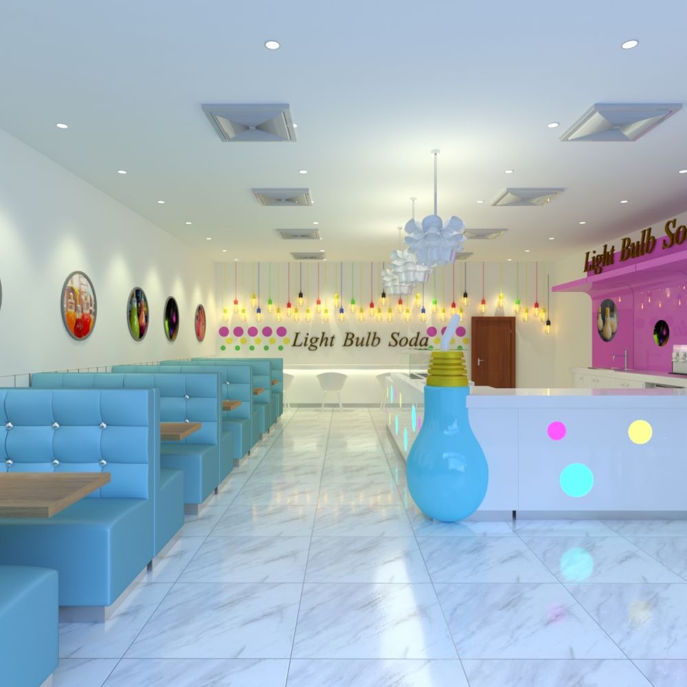 bubble tea kiosk
