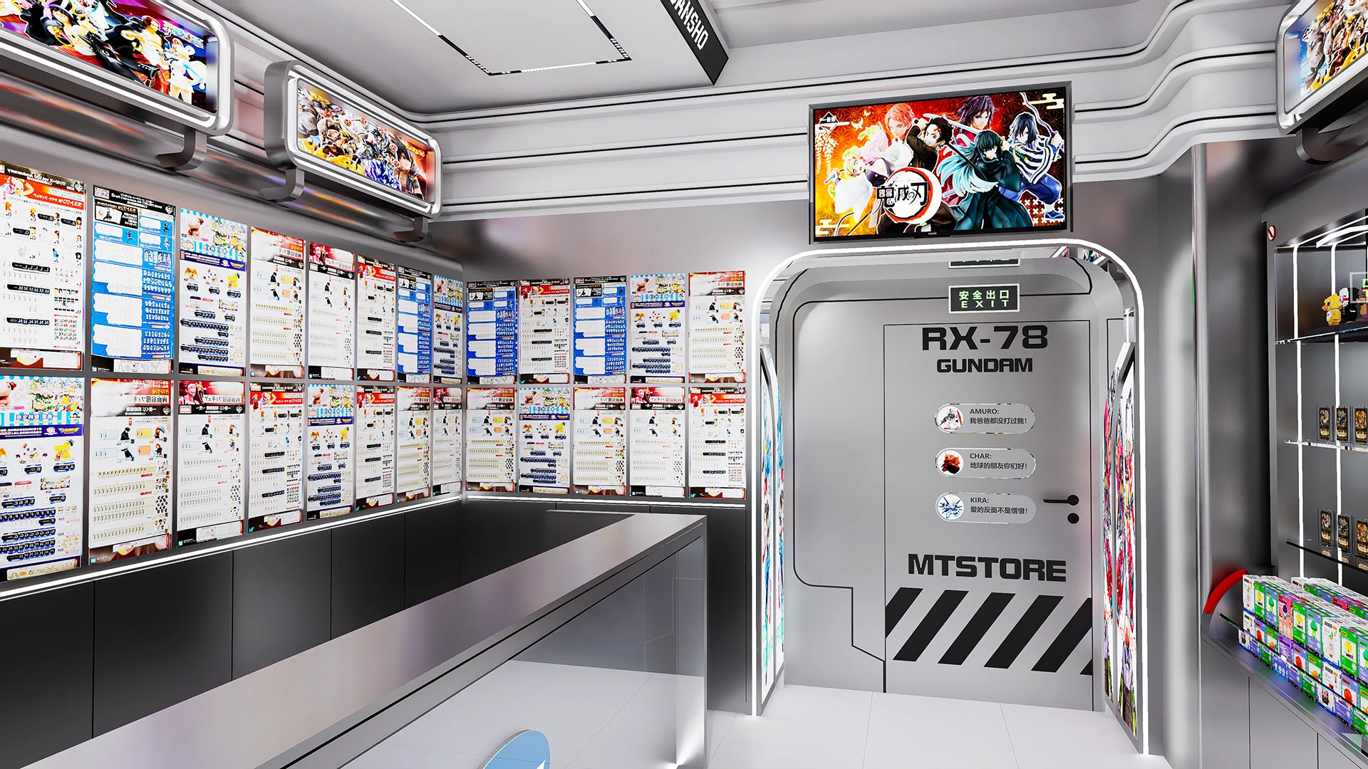 anime figure retail store