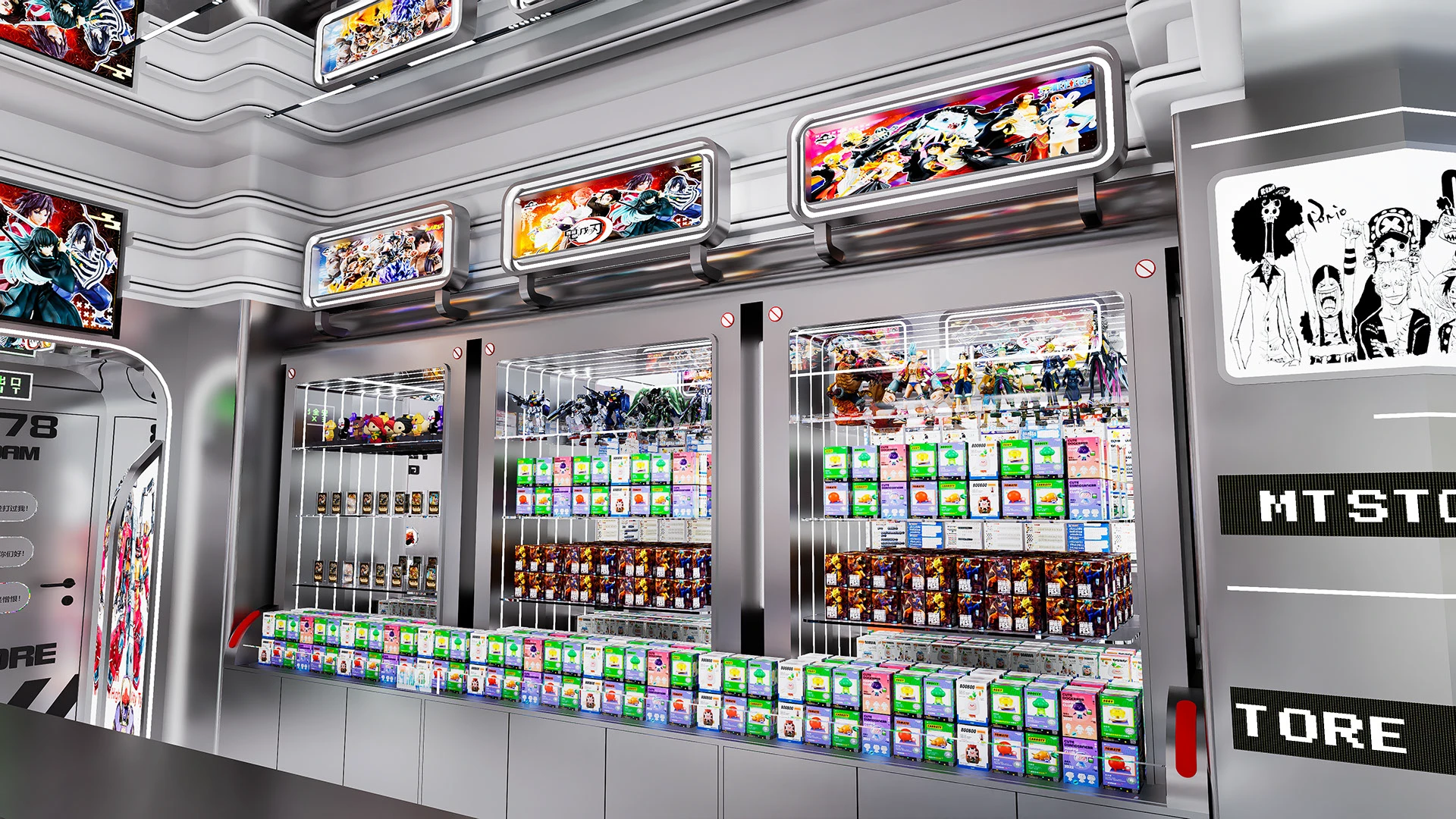 anime figure retail store