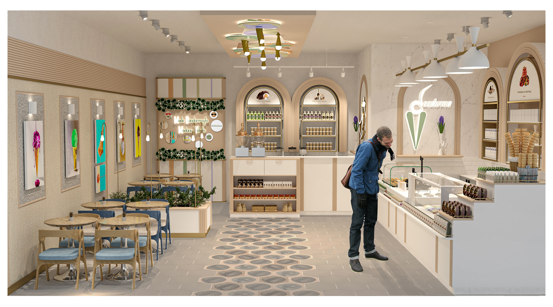 ice cream shop