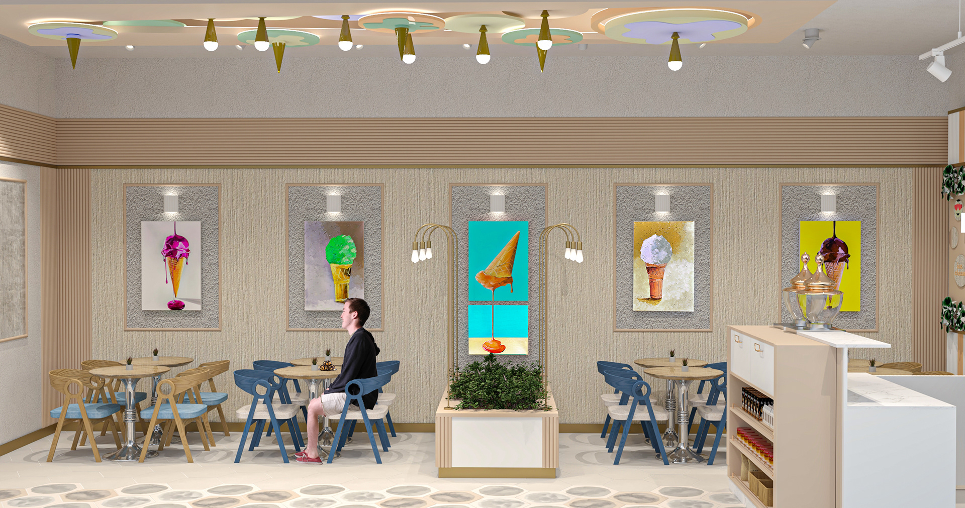ice cream shop