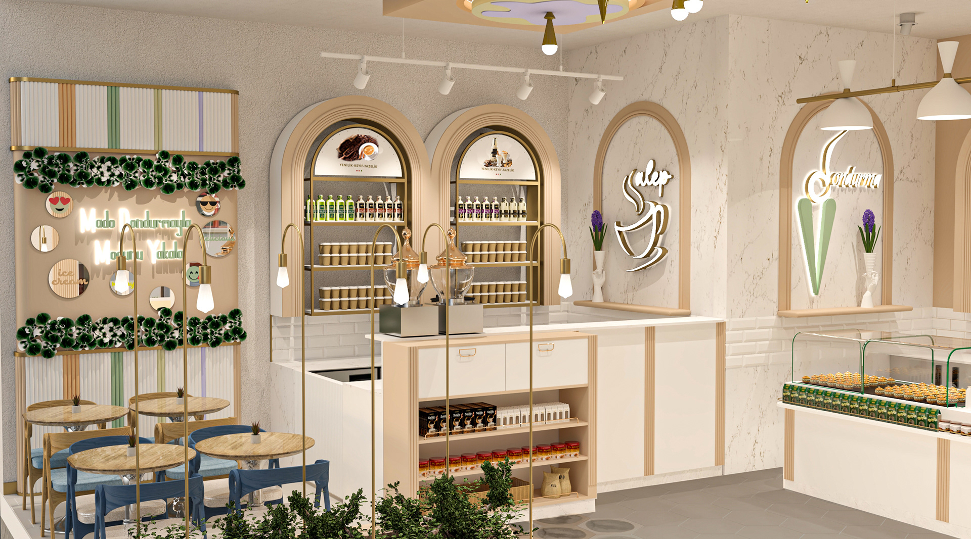 ice cream shop