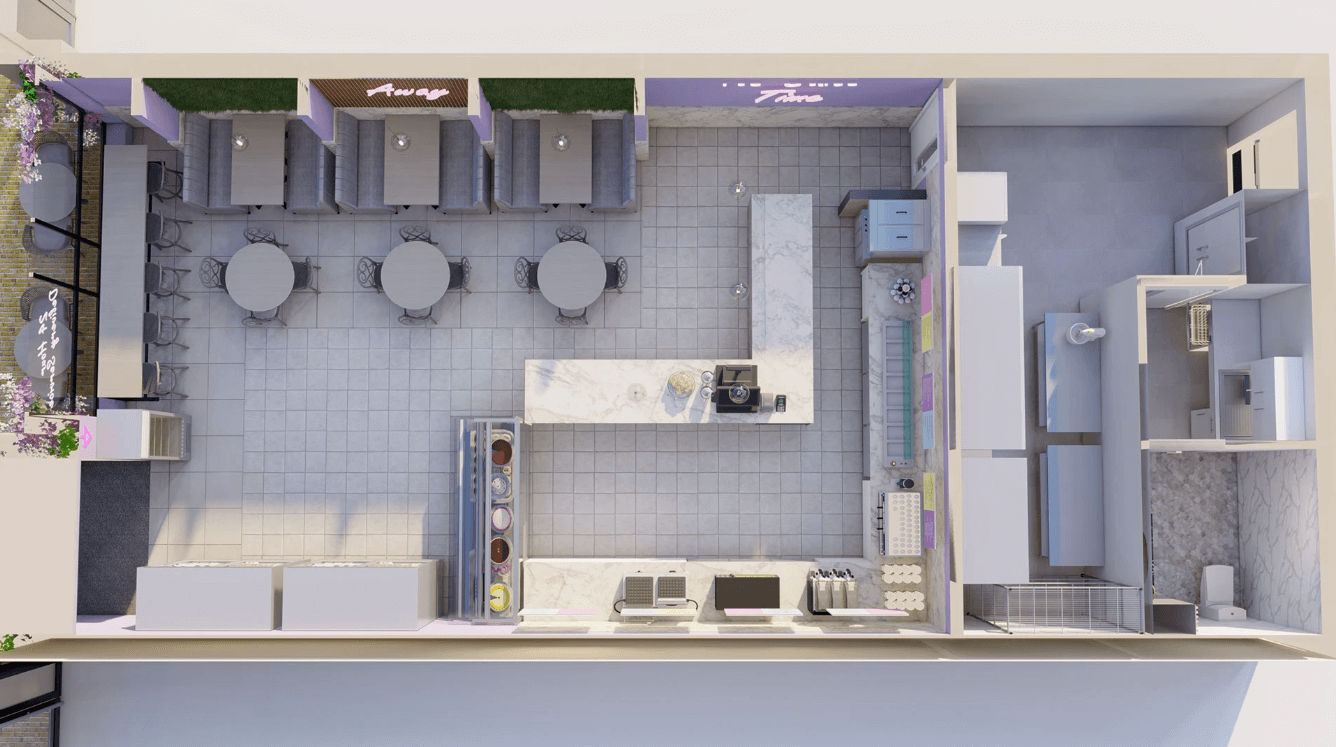 dessert shop design 