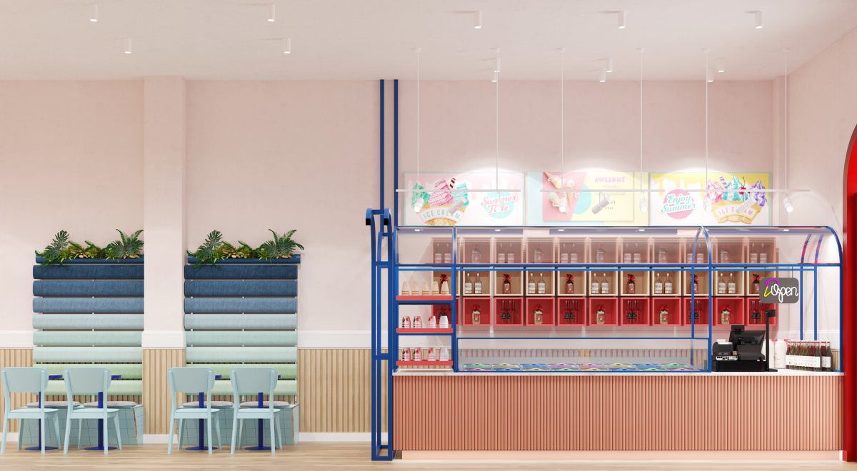 ice cream shop
