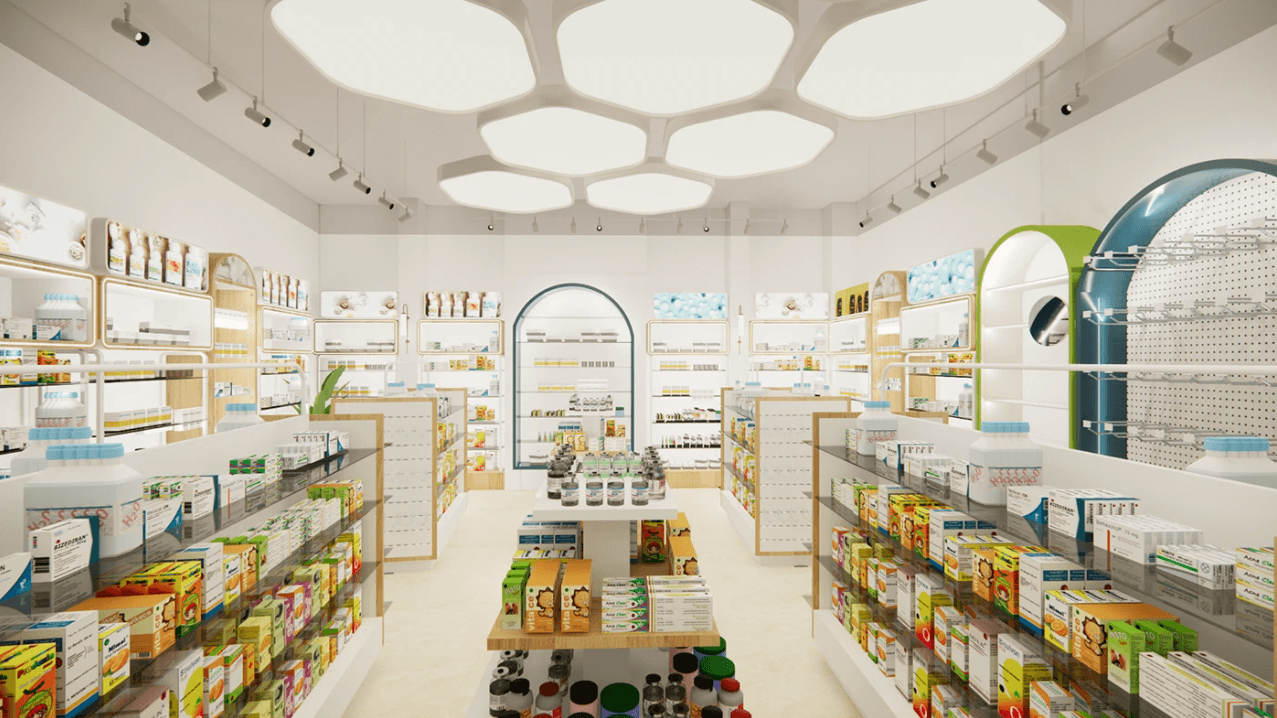 pharmacy store design