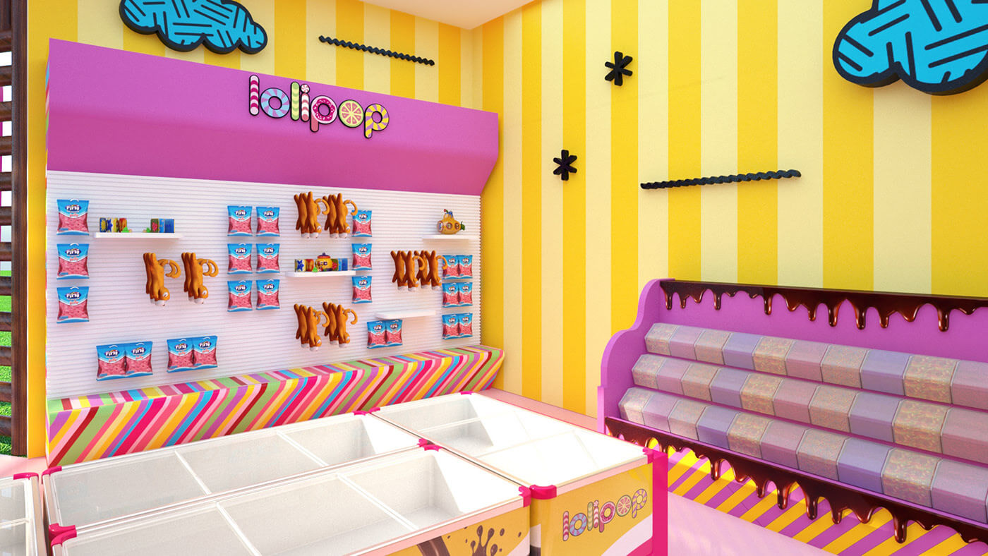candy store design