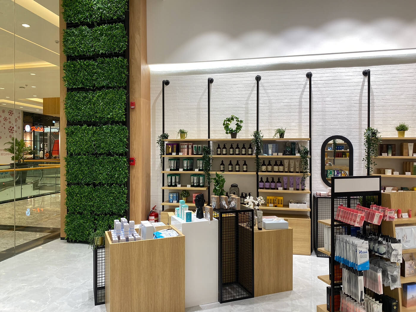 skincare store design