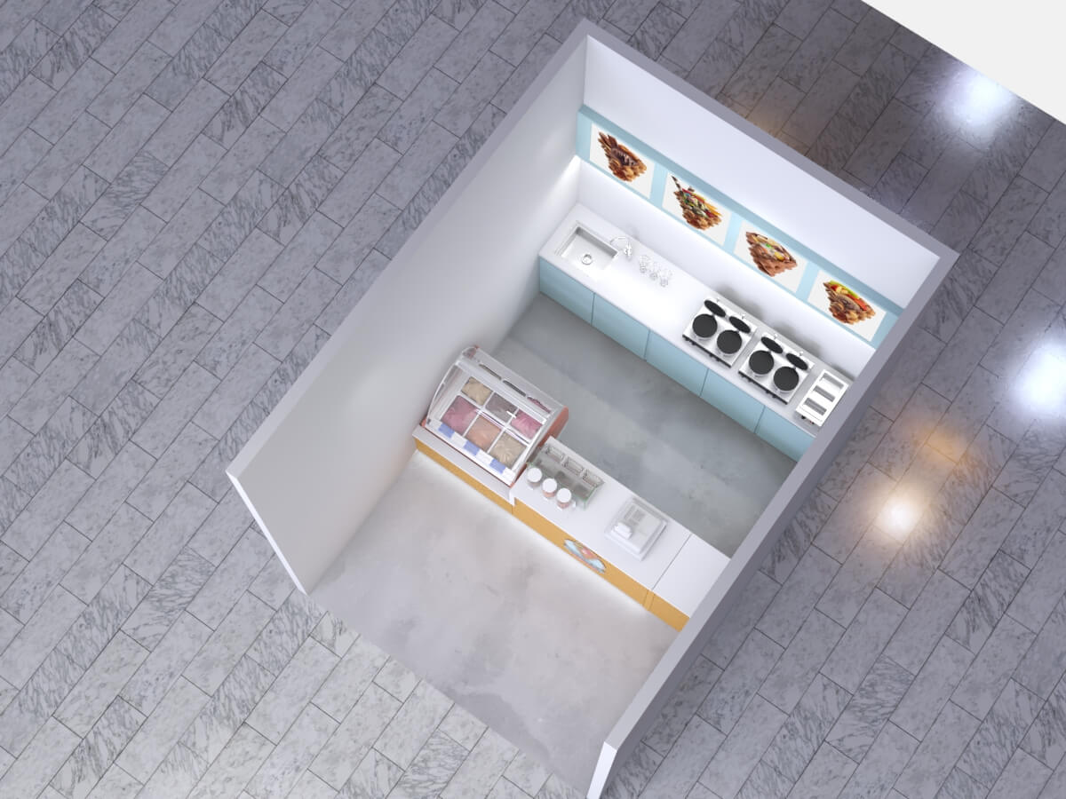 waffle shop design