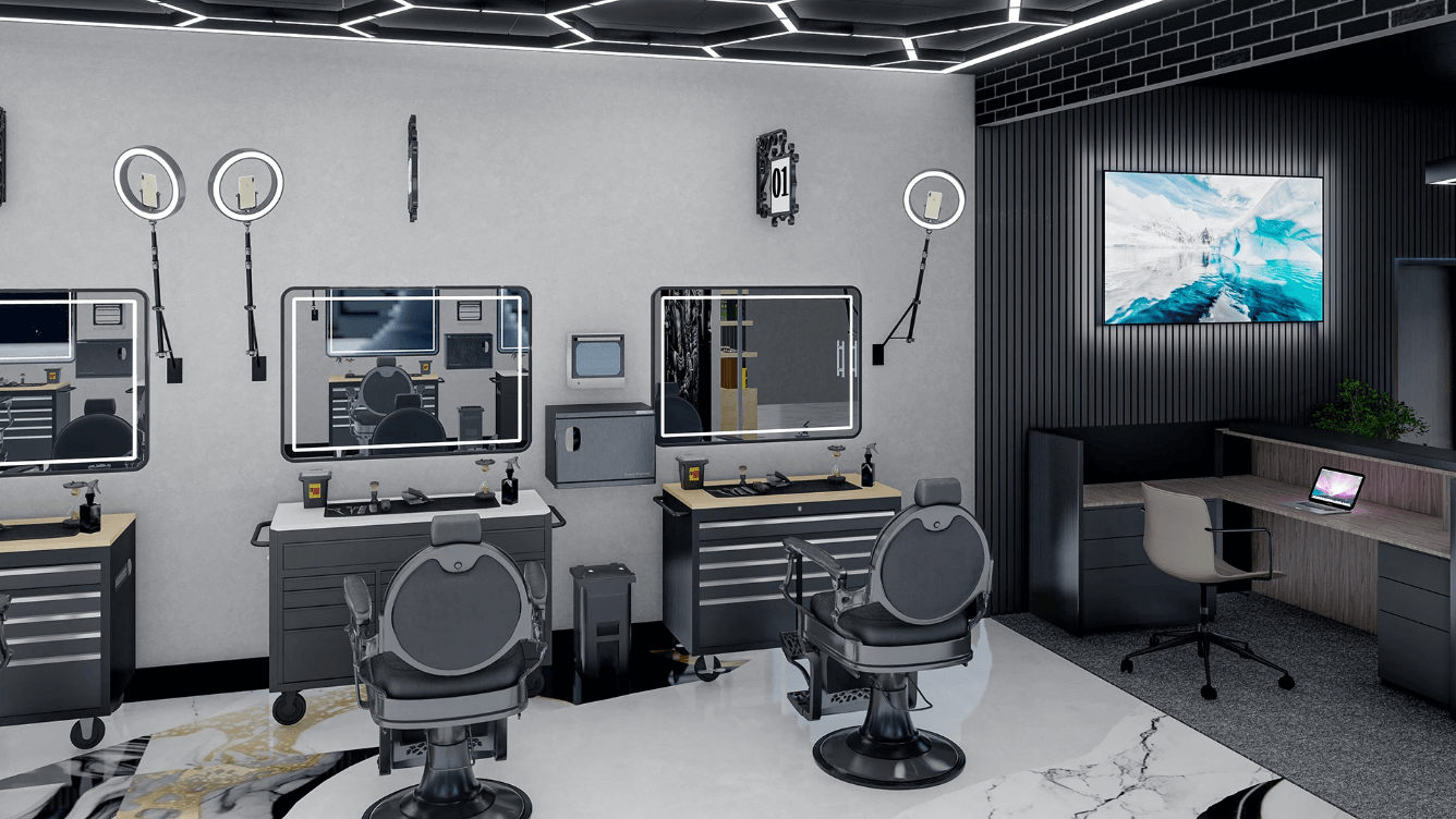 barber shop design idea