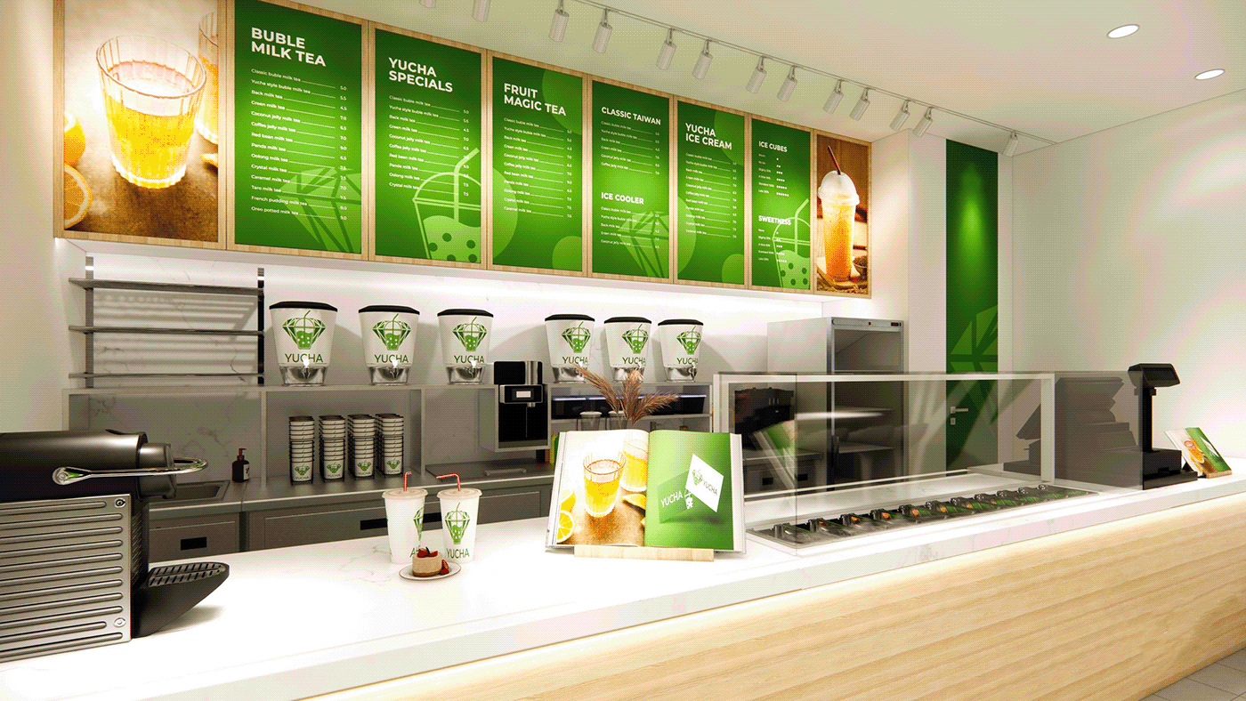 bubble tea shop